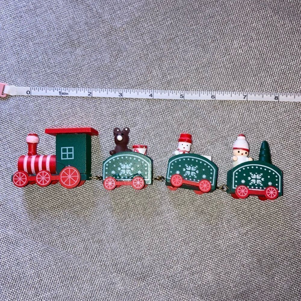 Wood Toy Train Set - Picture 5 of 6